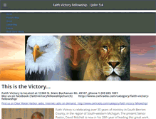 Tablet Screenshot of faithvictoryfellowship.com